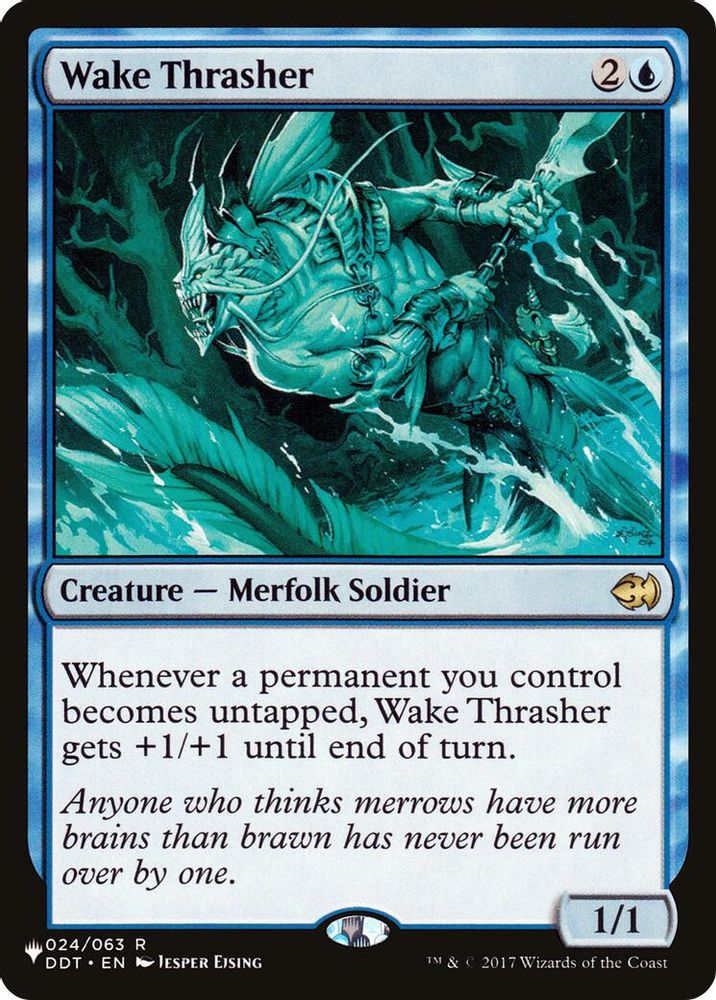 Wake Thrasher · 024/063 · The List Reprints · Non-foil
