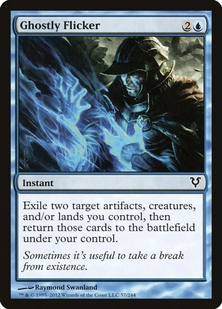 Ghostly Flicker · 57 · Avacyn Restored · Non-foil
