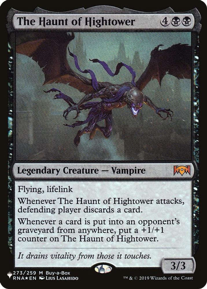 The Haunt of Hightower · 273/259 · The List Reprints · Non-foil