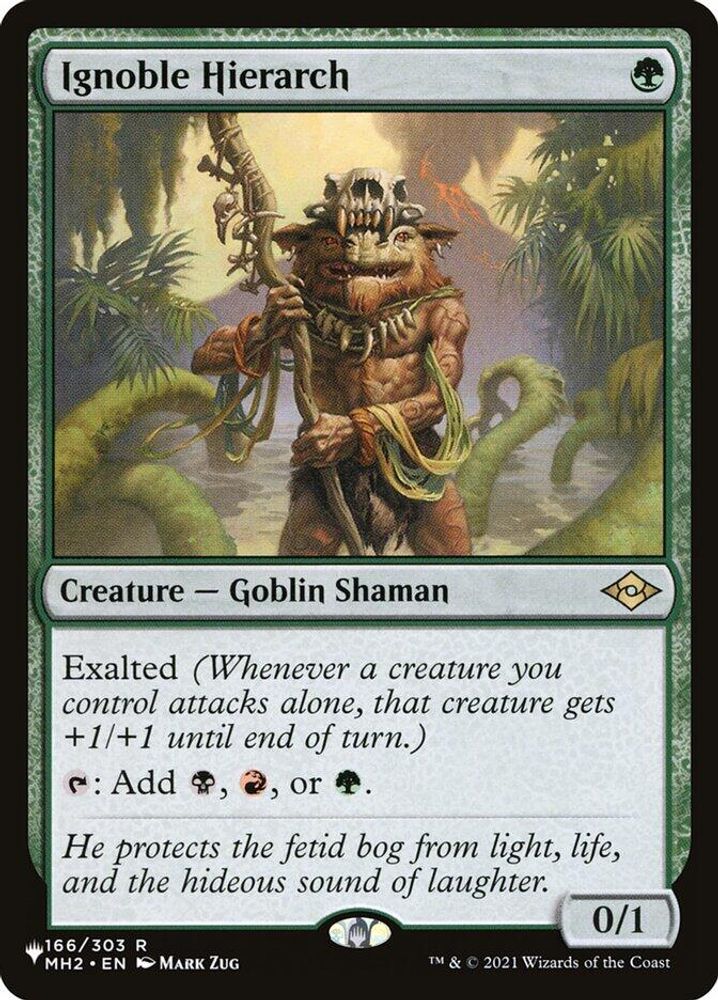 Ignoble Hierarch · 166/303 · PLST · Non-foil
