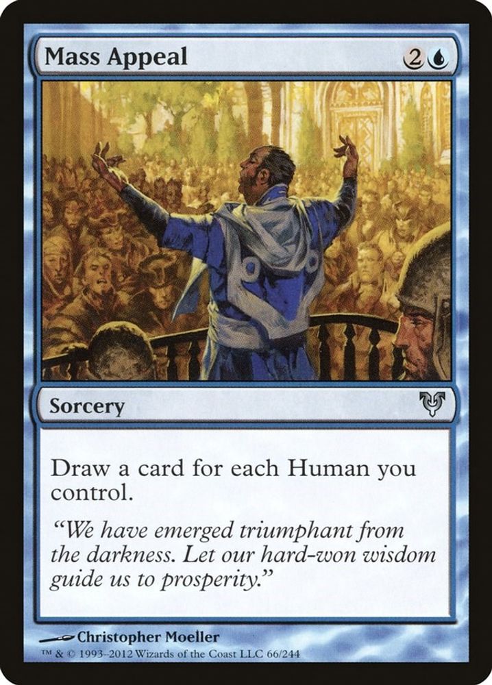 Mass Appeal · 66 · Avacyn Restored · Non-foil