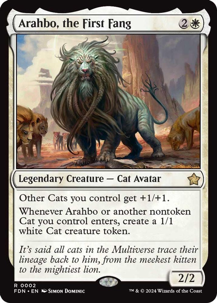 Arahbo, the First Fang · 2 · Foundations · Non-foil