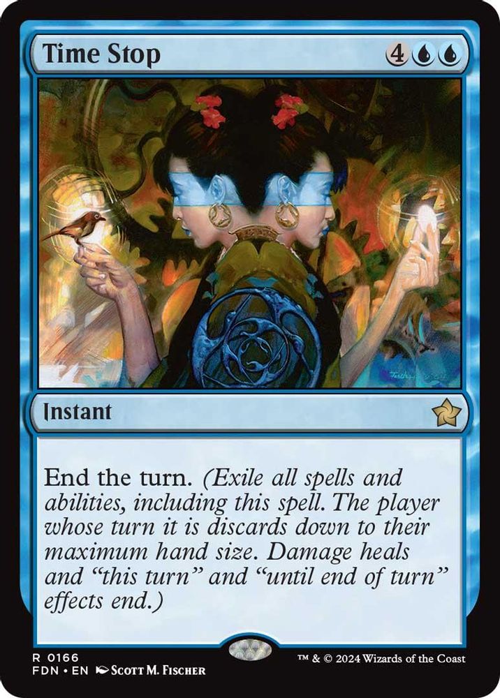 Time Stop · 166 · Foundations · Non-foil