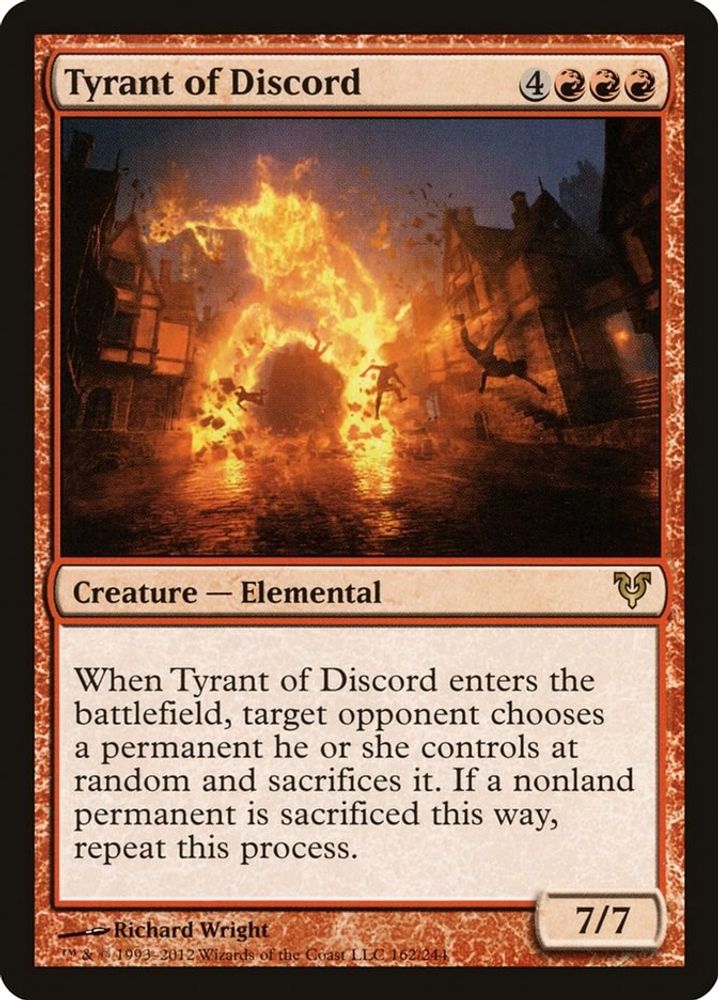 Tyrant of Discord · 162 · Avacyn Restored · Non-foil
