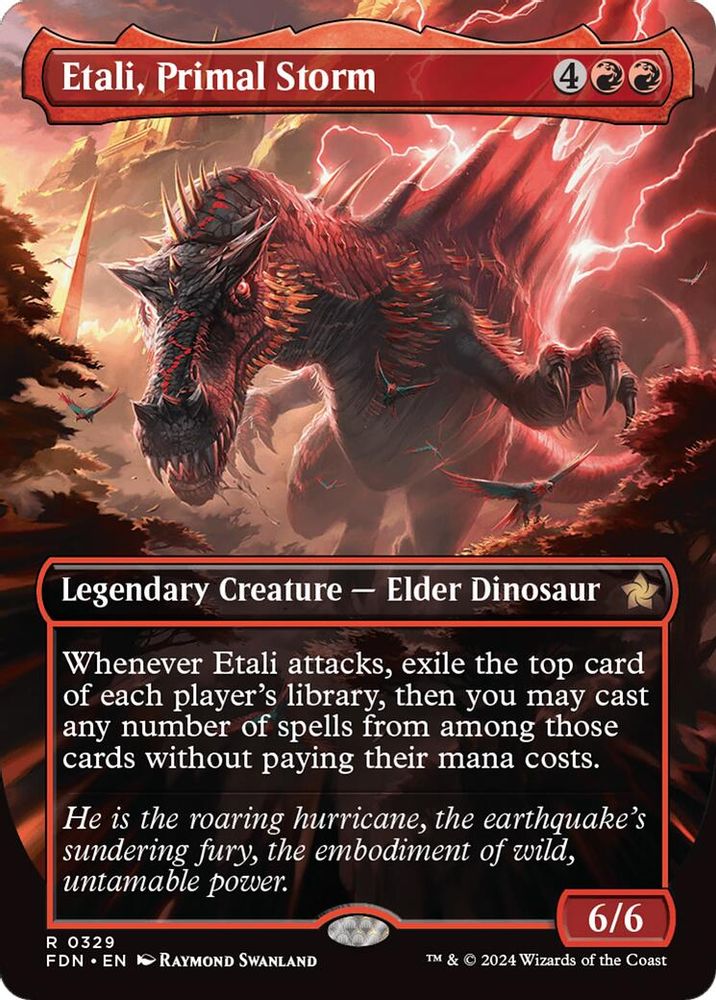 Etali, Primal Storm (Borderless) · 329 · Foundations · Foil