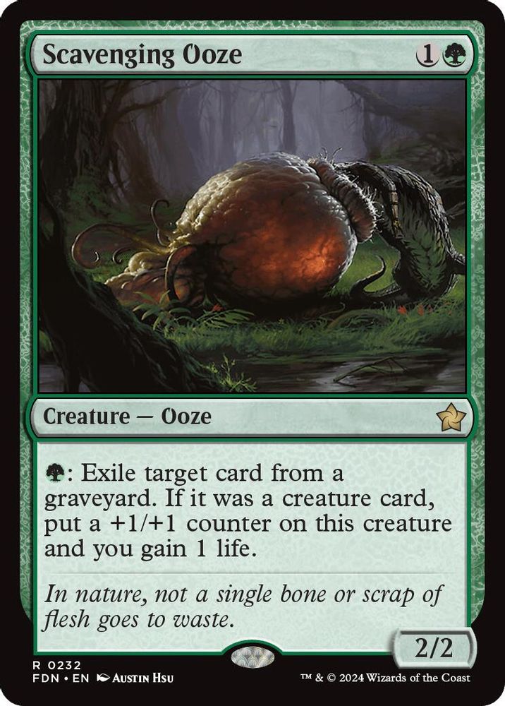 Scavenging Ooze · 232 · Foundations · Non-foil