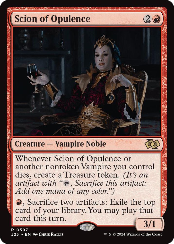 Scion of Opulence · 597 · Foundations Jumpstart · Non-foil