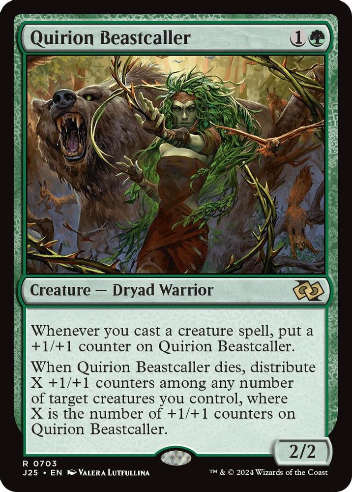 Quirion Beastcaller · 703 · Foundations Jumpstart · Non-foil