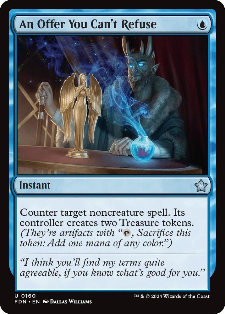 An Offer You Can't Refuse · 160 · Foundations · Non-foil