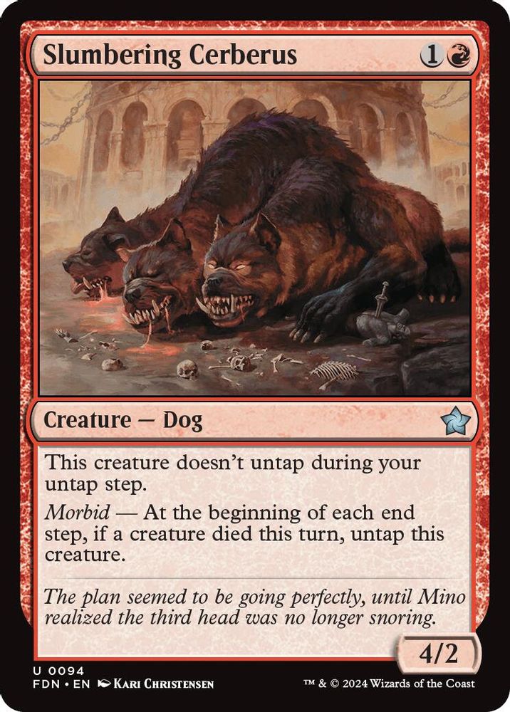Slumbering Cerberus · 94 · Foundations · Foil