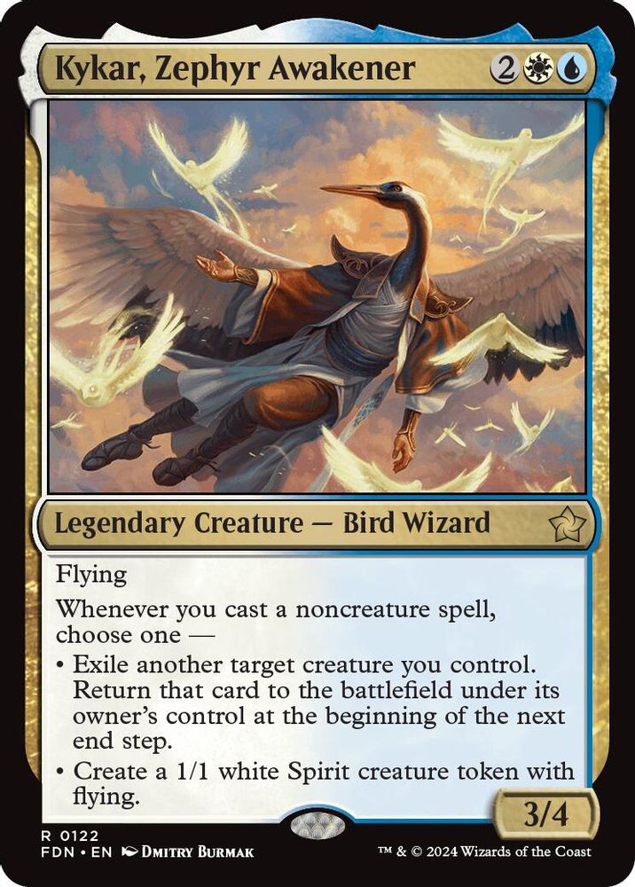 Kykar, Zephyr Awakener · 122 · Foundations · Non-foil