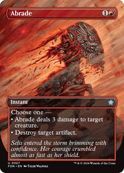 Abrade (Borderless) · 327 · Foundations · Foil