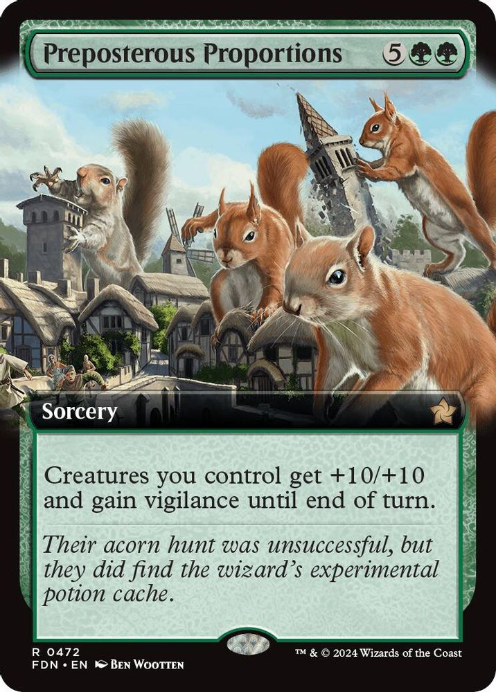 Preposterous Proportions (Extended Art) · 472 · Foundations · Non-foil