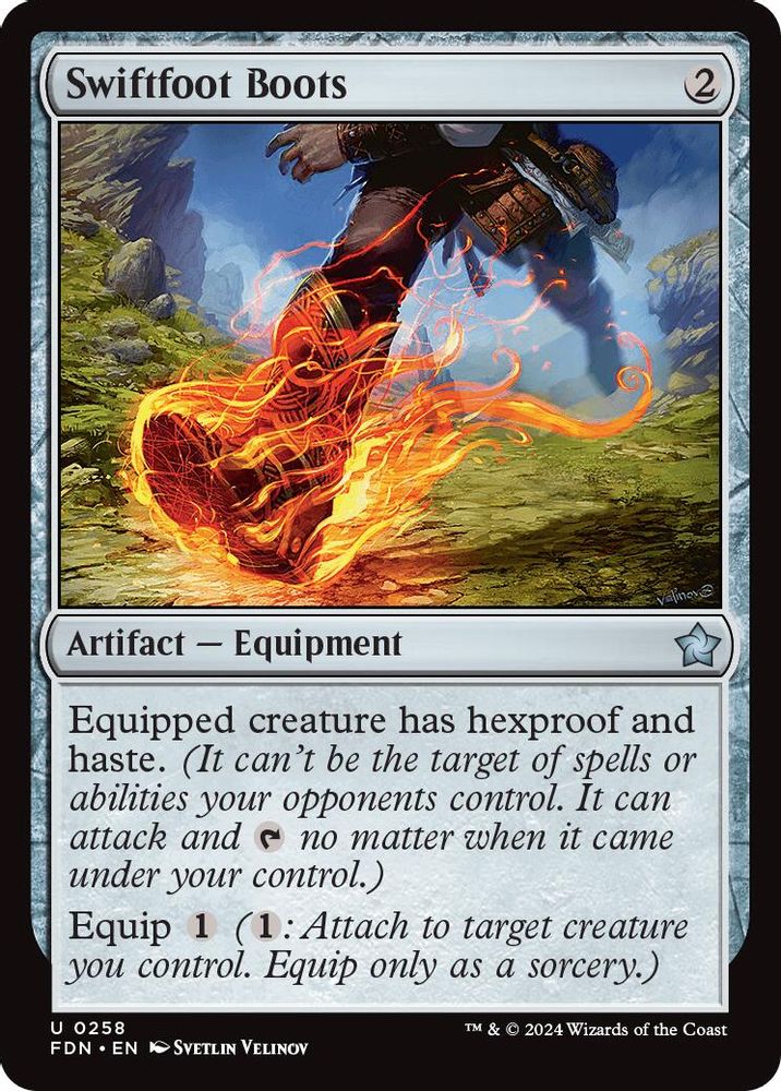 Swiftfoot Boots · 258 · Foundations · Non-foil