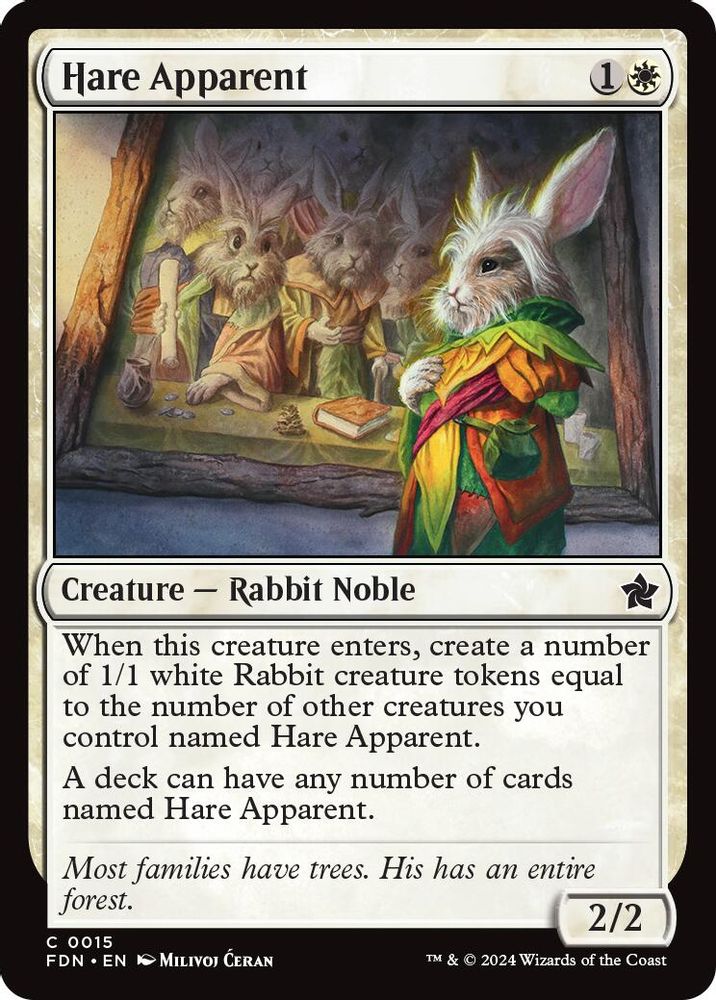 Hare Apparent · 15 · Foundations · Foil