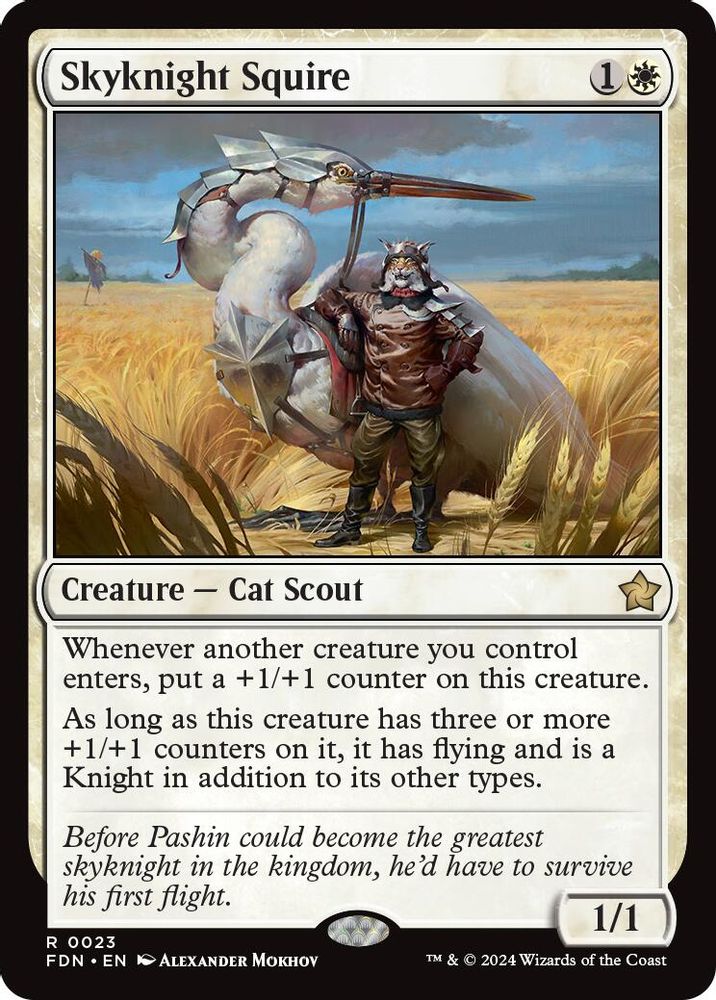 Skyknight Squire · 23 · Foundations · Non-foil