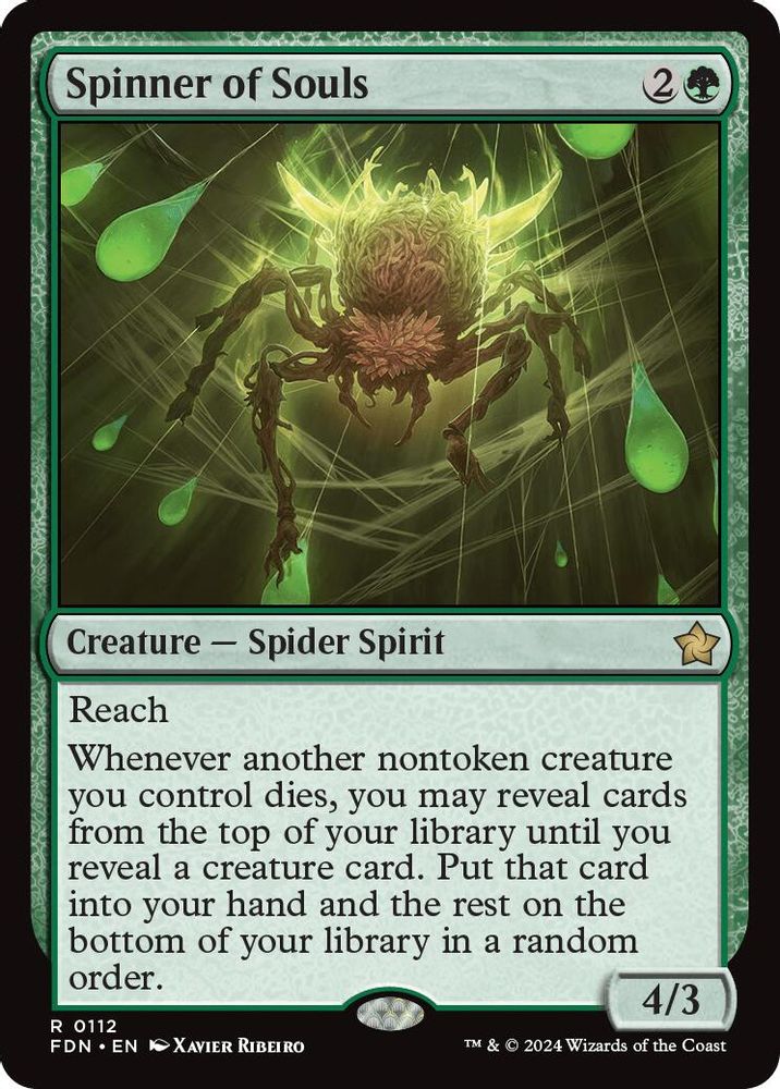 Spinner of Souls · 112 · Foundations · Non-foil