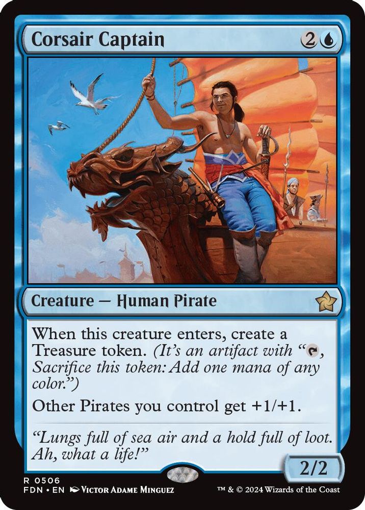 Corsair Captain · 506 · Foundations · Non-foil