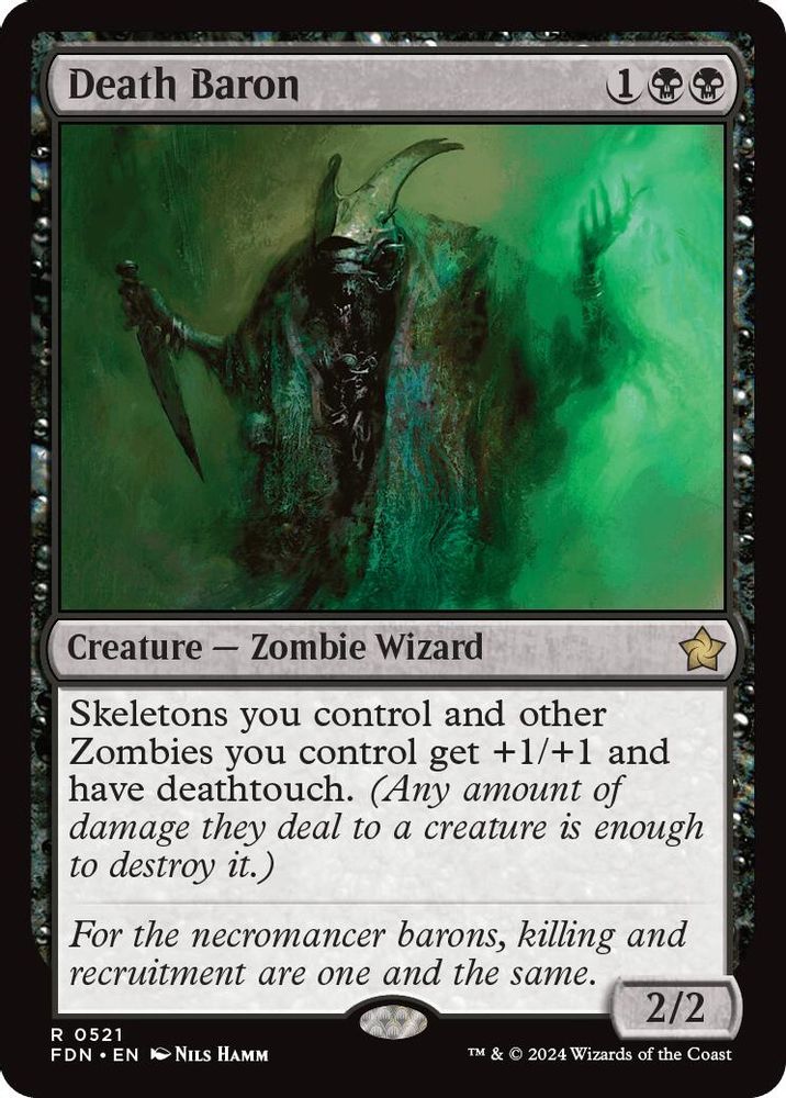 Death Baron · 521 · Foundations · Non-foil
