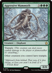 Aggressive Mammoth · 551 · Foundations · Non-foil