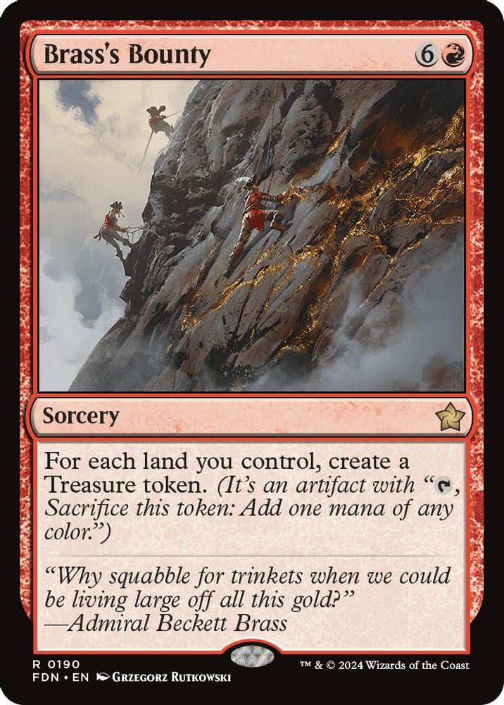 Brass's Bounty · 190 · Foundations · Non-foil