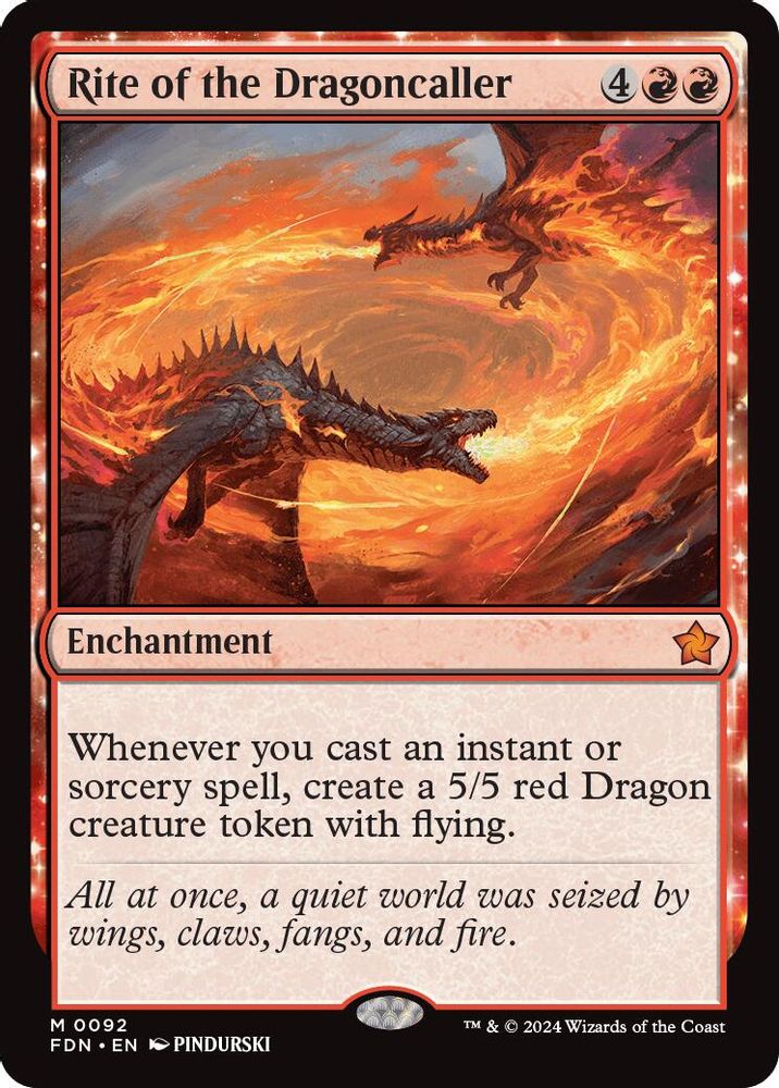 Rite of the Dragoncaller · 92 · Foundations · Non-foil