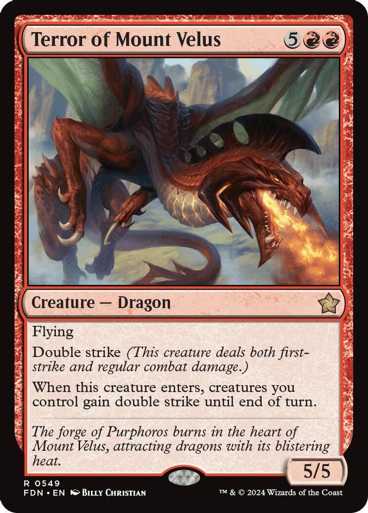 Terror of Mount Velus (0549) · 549 · Foundations · Non-foil