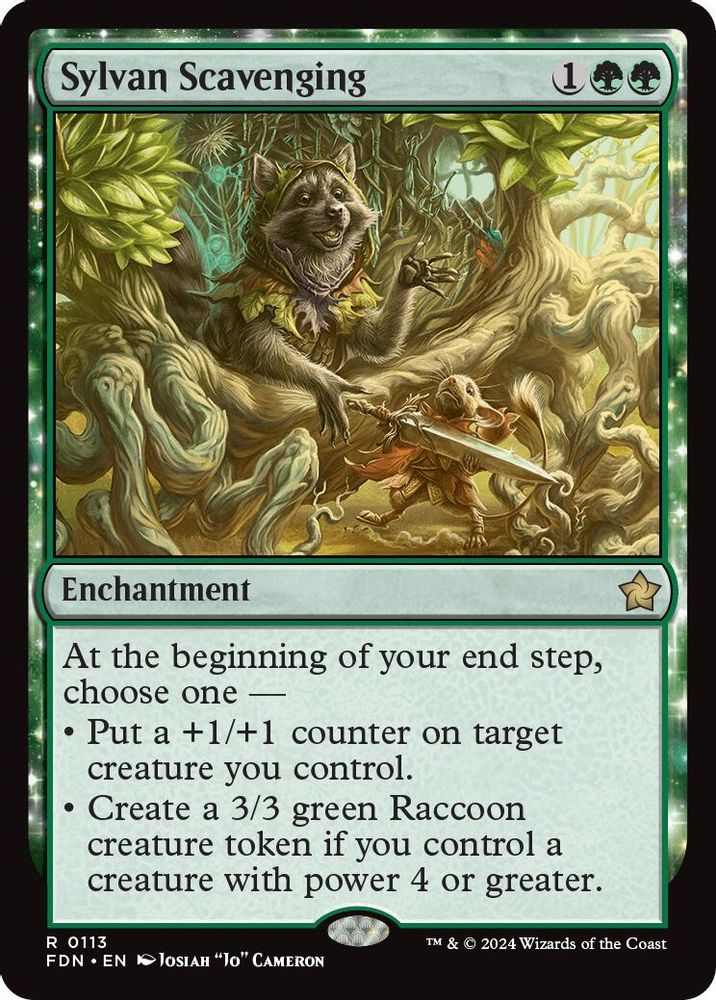 Sylvan Scavenging · 113 · Foundations · Non-foil