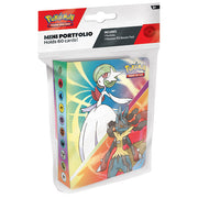 Pokémon TCG: Mini Portfolio - Compact rectangular collectible card portfolio with colorful artwork of Gardevoir and Lucario on the cover, holding up to 60