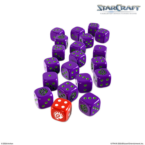 StarCraft TMG: Dice Set - Zerg (PREORDER)