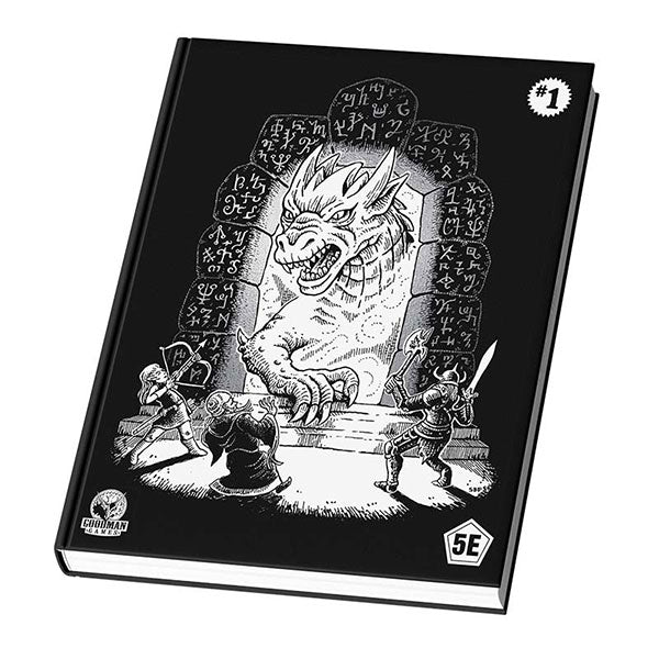 Old School Adventures: #1 Ruins of the Twilight Marches (B/W silver foil Poag cover) (PREORDER)
