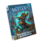 Tales of the Valiant: Monster Vault 2, Pocket Edition - Softcover RPG book with a blue-toned cover featuring a monstrous warrior wielding a glowing axe and summoning blue lightning