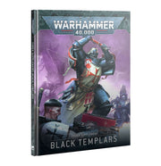Warhammer 40,000 - Black Templars - Codex Supplement - Warhammer 40,000 Black Templars codex supplement with detailed armored warrior artwork on purple background.