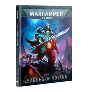Warhammer 40,000 - Leagues of Votann - Codex - Warhammer 40,000 Leagues of Votann codex book with blue and red sci-fi warrior artwork on cover.