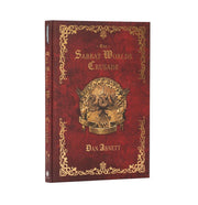 The Sabbat Worlds Crusade (PREORDER) - Red hardcover book with ornate gold border and emblem, titled The Sabbat Worlds Crusade by Dan Abnett.