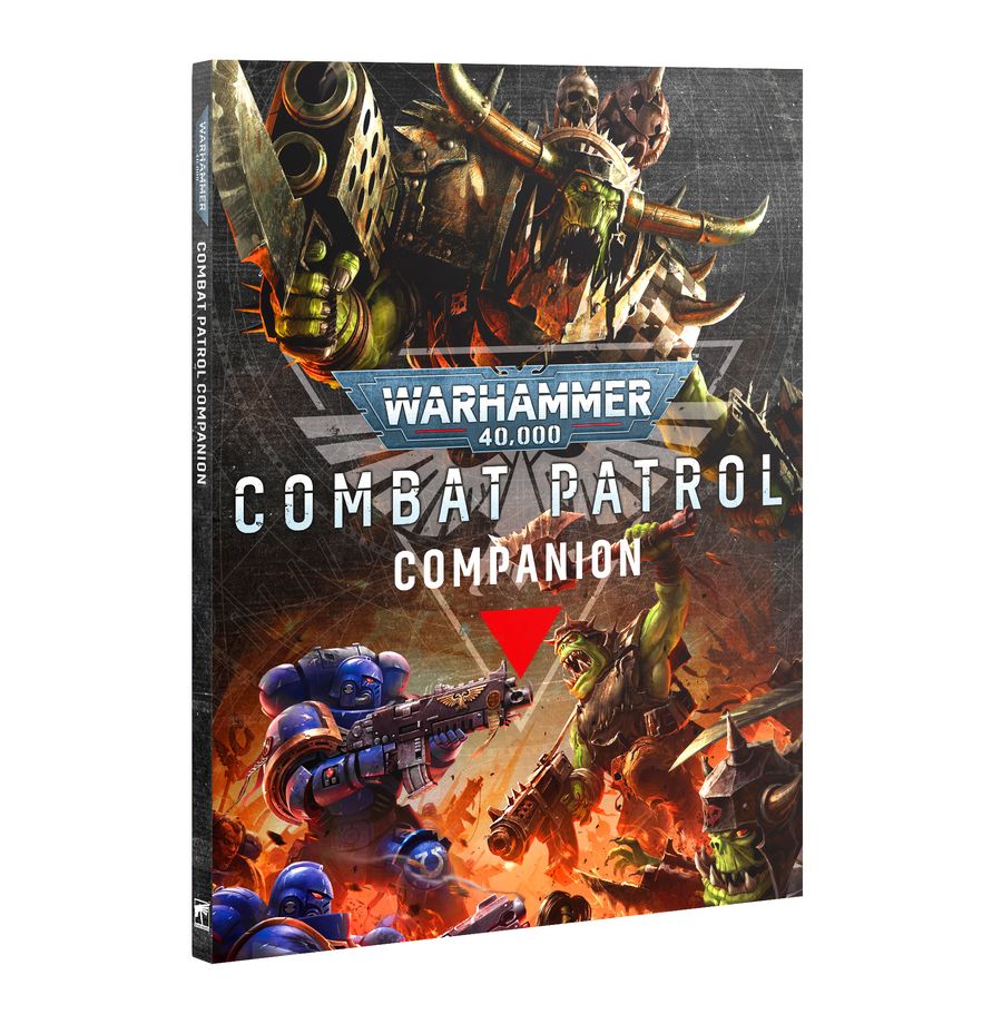 Warhammer 40,000 - Combat Patrol Companion (PREORDER) - Warhammer 40,000 Combat Patrol Companion book with sci-fi armored soldiers and menacing alien creature illustration on cover.