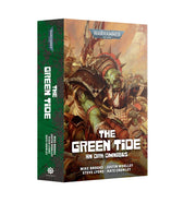 The Green Tide (Paperback) (PREORDER) - Paperback book titled The Green Tide with Warhammer logo, featuring armored orc warriors in battle on the cover in earth.