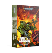Brutal Kunnin (Paperback) - Paperback book titled Brutal Kunnin with Warhammer branding, featuring a green armored warrior wielding weapons amid fiery.