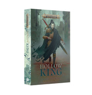 The Hollow King (Paperback) - Paperback book titled "The Hollow King" with dark fantasy cover art featuring a cloaked warrior holding a sword in a misty,.
