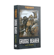 Grudge Bearer (Paperback) (PREORDER) - Paperback book "Grudge Bearer" with dark textured cover, Warhammer logo, and fantasy warrior artwork in armor holding a.