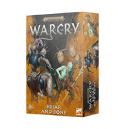 Warhammer Age of Sigmar - Warcry - Briar and Bone - Warhammer Age of Sigmar Warcry Briar and Bone box featuring detailed fantasy warrior miniatures on an orange background.