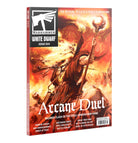 White Dwarf: Issue 524 (PREORDER) - White Dwarf Issue 524 magazine with fiery fantasy artwork featuring a robed warrior casting a spell on the cover.