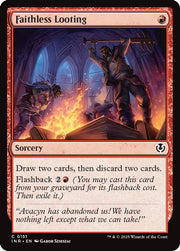 Faithless Looting · 151 · Innistrad Remastered · Foil