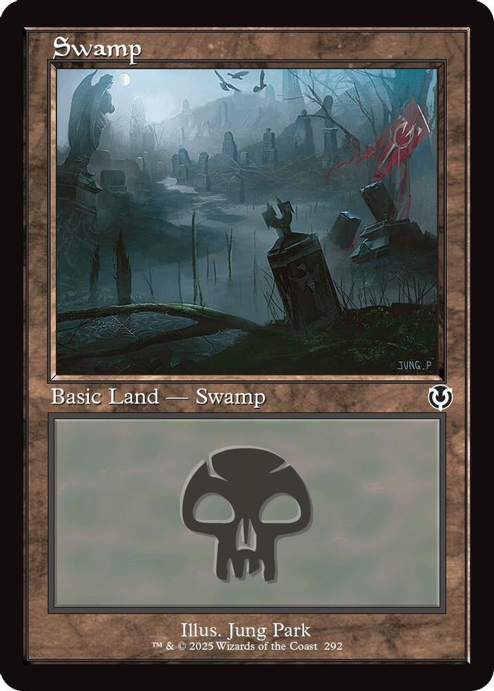 Swamp (292) (Retro Frame) · 292 · Innistrad Remastered · Foil
