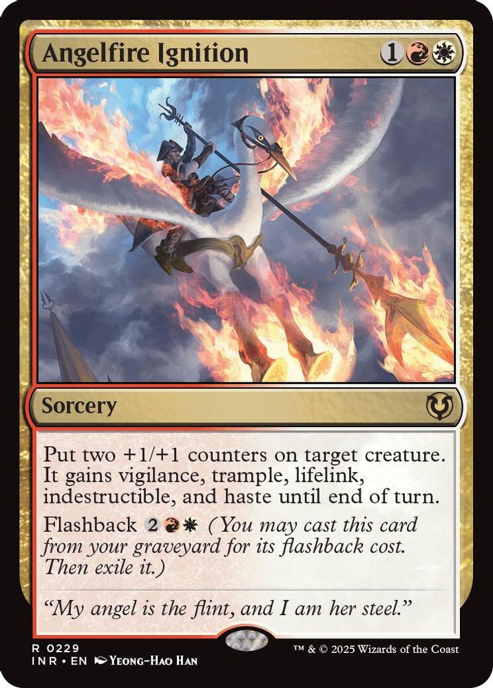 Angelfire Ignition · 229 · Innistrad Remastered · Non-foil