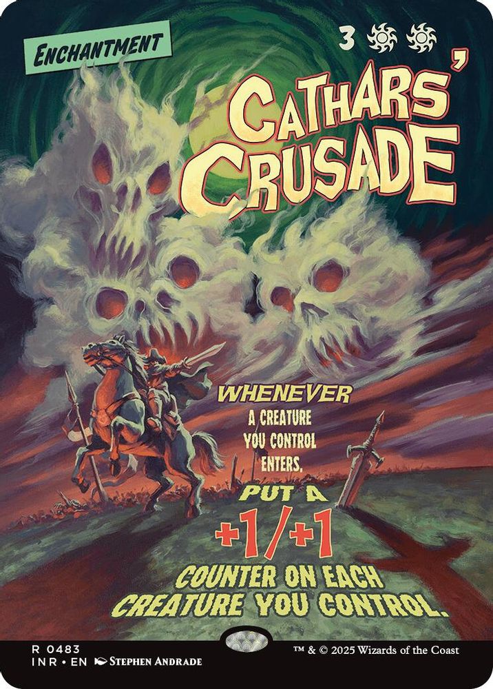 Cathars' Crusade (Showcase) · 483 · Innistrad Remastered · Foil