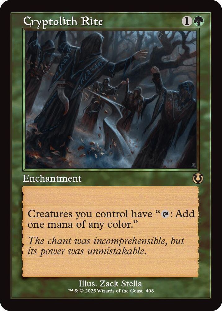 Cryptolith Rite (Retro Frame) · 408 · Innistrad Remastered · Non-foil