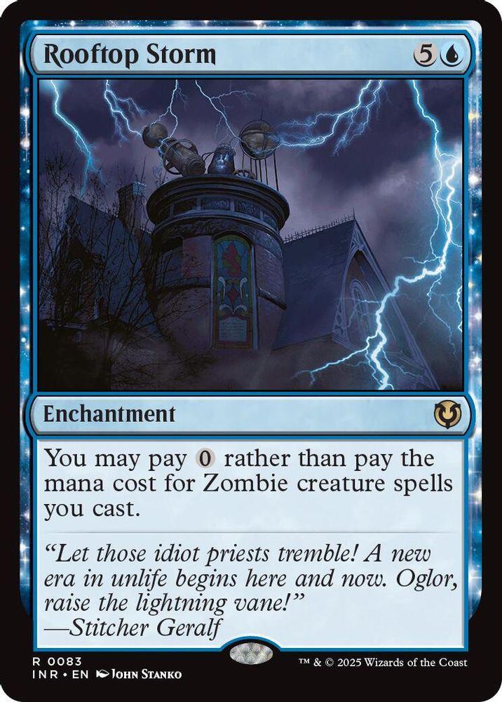 Rooftop Storm · 83 · Innistrad Remastered · Non-foil