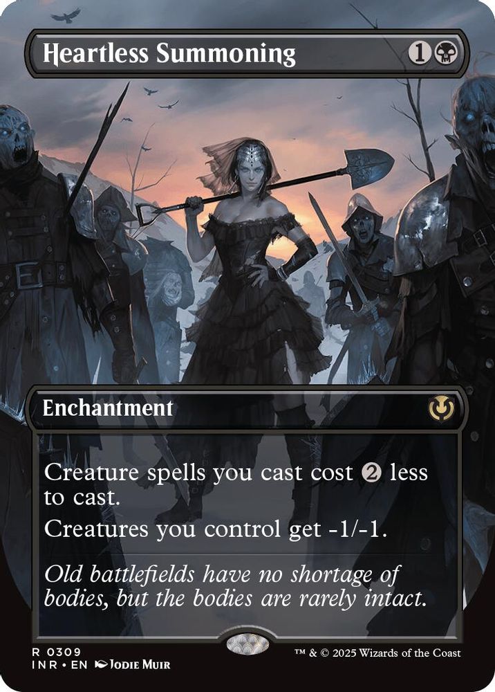 Heartless Summoning (Borderless) · 309 · Innistrad Remastered · Foil