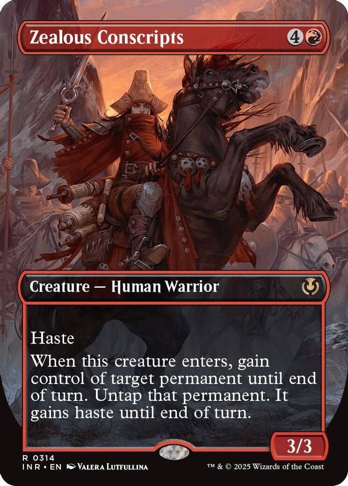 Zealous Conscripts (Borderless) · 314 · Innistrad Remastered · Non-foil